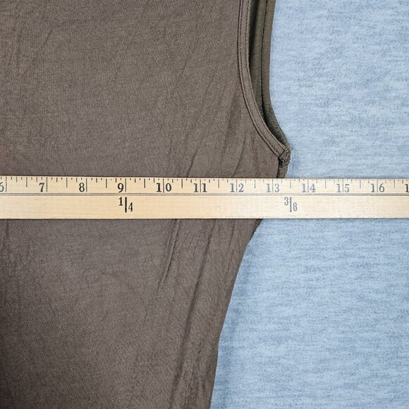 Religion Asymmetrical Draped Sleeveless Dress Brown Stretch Lined Women's Sz XS - Picture 10 of 13
